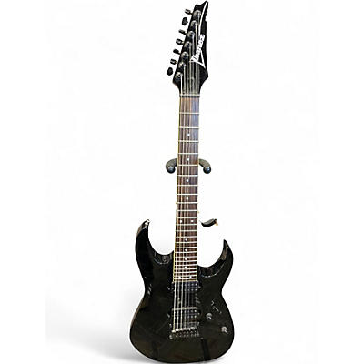 Used Ibanez RG7321 7 String Black Solid Body Electric Guitar