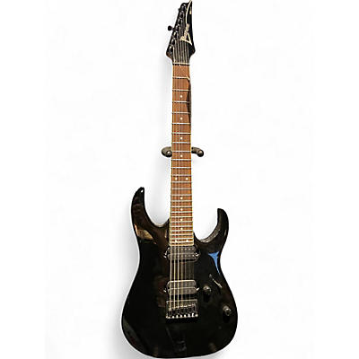Used Ibanez RG7321 7 String Black Solid Body Electric Guitar