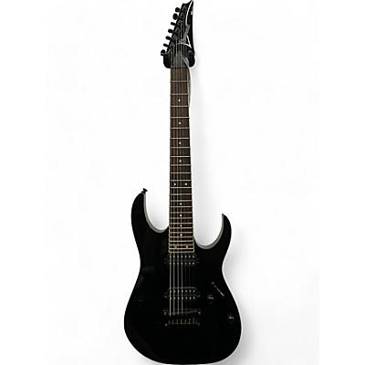 Used Ibanez RG7321 Black Solid Body Electric Guitar