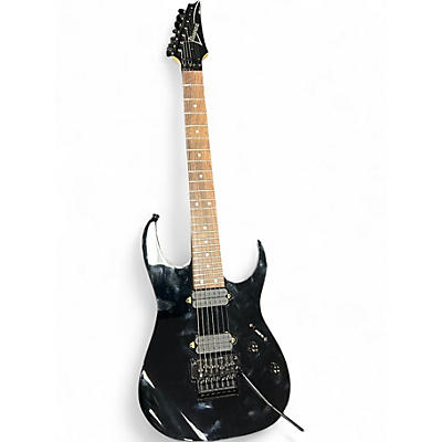Used Ibanez RG7420 Black Solid Body Electric Guitar