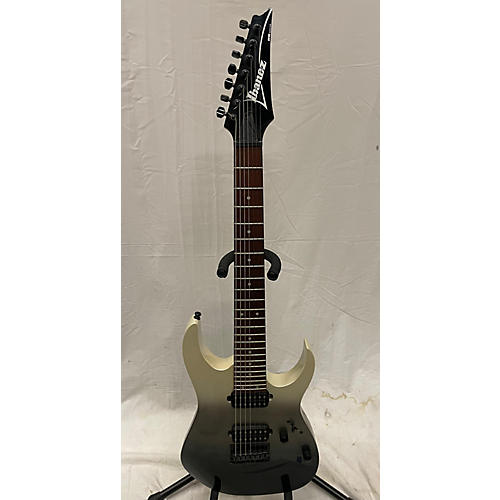 Ibanez Used Ibanez RG7421 RG Series Black And White Solid Body Electric Guitar Black and White