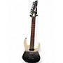 Used Ibanez RG7421 RG Series Black and White Solid Body Electric Guitar Black and White