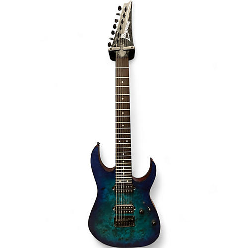 Ibanez Used Ibanez RG7421 RG Series Blue Solid Body Electric Guitar Blue