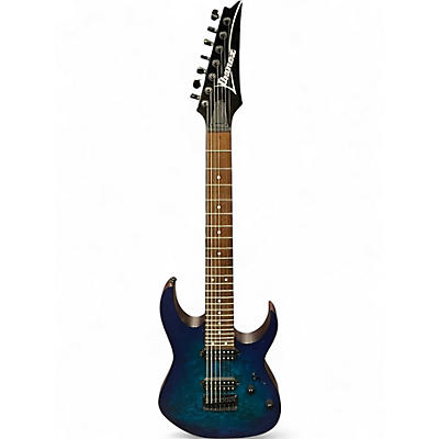 Used Ibanez RG7421PB BLUE BURST Solid Body Electric Guitar