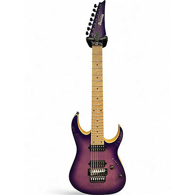 Used Ibanez RG752AHM Prestige Series Royal Plum Solid Body Electric Guitar