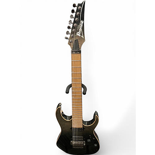 Used Ibanez RG7PCM TWILIGHT BLACK DEGREDATION Solid Body Electric Guitar TWILIGHT BLACK DEGREDATION
