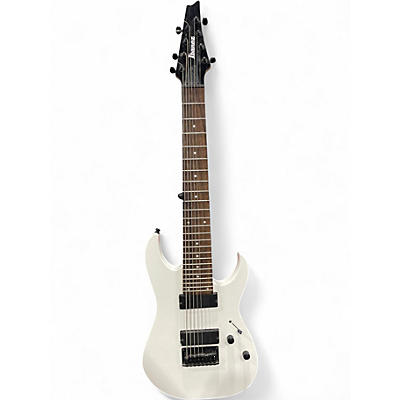Used Ibanez RG8 8 String Alpine White Solid Body Electric Guitar