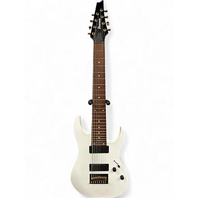 Used Ibanez RG8 8 String Alpine White Solid Body Electric Guitar