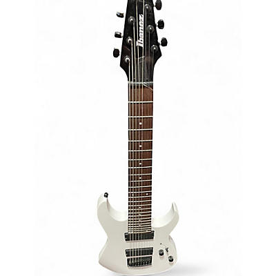 Used Ibanez RG8 8 String Arctic White Solid Body Electric Guitar