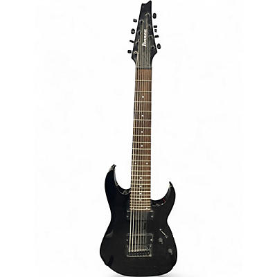 Used Ibanez RG8 8 String Black Solid Body Electric Guitar