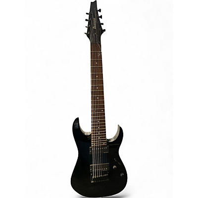 Used Ibanez RG8 8 String Black Solid Body Electric Guitar