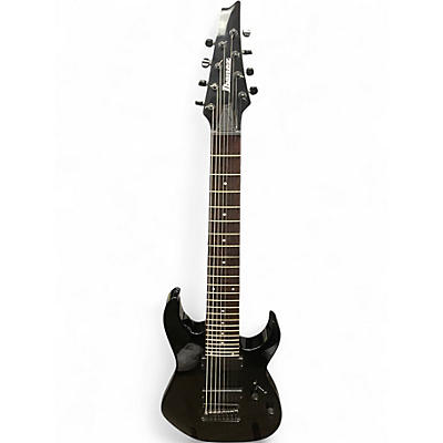 Used Ibanez RG8 8 String Gloss Black Solid Body Electric Guitar