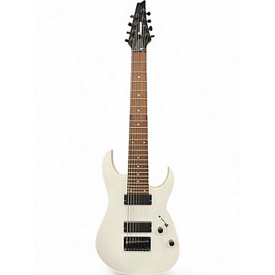 Used Ibanez RG8 8 String WHITE Solid Body Electric Guitar
