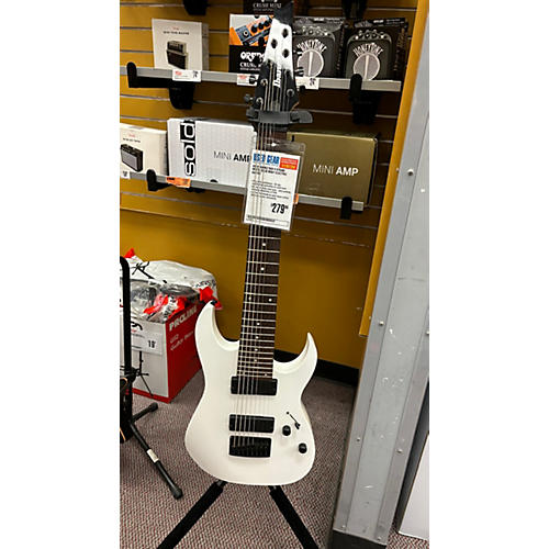 Ibanez Used Ibanez RG8 8 String White Solid Body Electric Guitar White