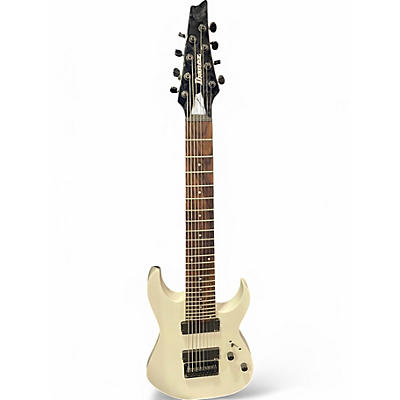 Used Ibanez RG8 8 String White Solid Body Electric Guitar