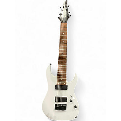 Used Ibanez RG8 8 String White Solid Body Electric Guitar