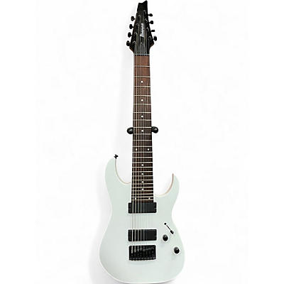 Used Ibanez RG8 8 String White Solid Body Electric Guitar