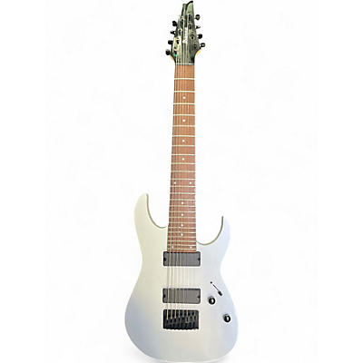 Used Ibanez RG8 8 String White Solid Body Electric Guitar