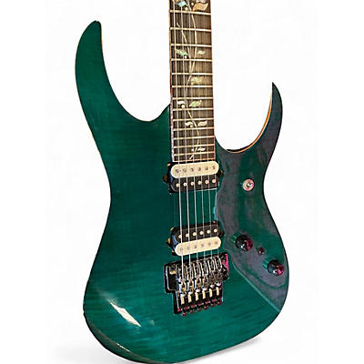 Used Ibanez RG8520 GE Green Solid Body Electric Guitar