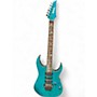 Used Ibanez RG8570 J. Custom Turquoise Solid Body Electric Guitar Turquoise