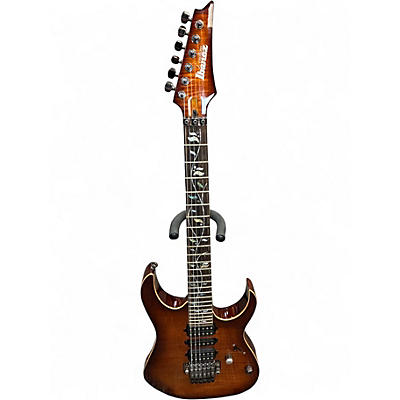 Used Ibanez RG8570Z BSR Brown Sunburst Solid Body Electric Guitar