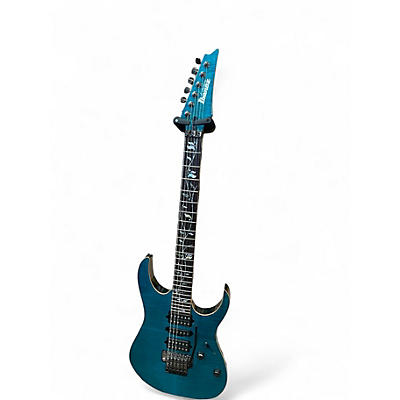 Used Ibanez RG8570Z CRA Blue Solid Body Electric Guitar
