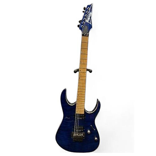 Ibanez Used Ibanez RG920QM RG Premium Blue Solid Body Electric Guitar Blue