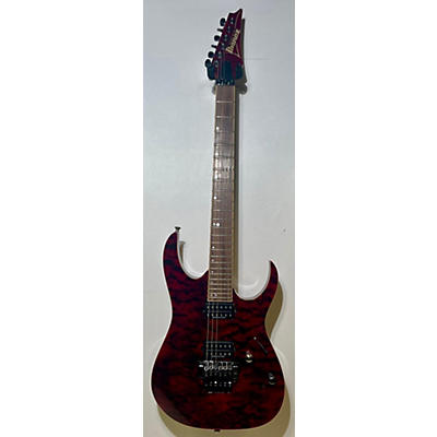 Ibanez Used Ibanez RG920QM RG Premium Red Solid Body Electric Guitar