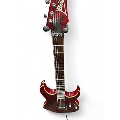 Used Ibanez RG920QM RG Premium Wine Red Solid Body Electric Guitar