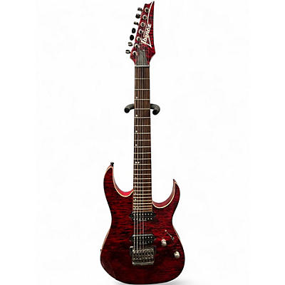 Used Ibanez RG927QMZ Premium 7 String Black Solid Body Electric Guitar