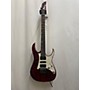 Used Ibanez Used Ibanez RG950QM Premium Transparent Red Solid Body Electric Guitar transparent red