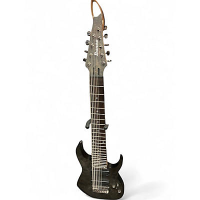 Used Ibanez RG9PB 9-String Trans Black Solid Body Electric Guitar