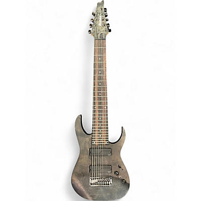 Used Ibanez RG9PB Trans Gray Solid Body Electric Guitar