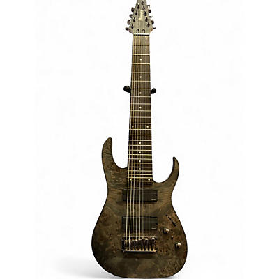 Used Ibanez RG9PB Trans Gray Solid Body Electric Guitar