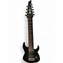 Used Ibanez RG9QM 9 String Black Solid Body Electric Guitar Black