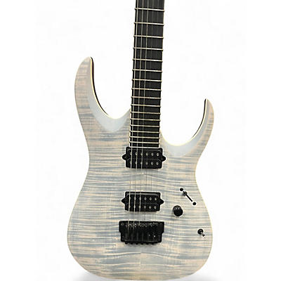 Used Ibanez RGA IX6FM White Frost Solid Body Electric Guitar