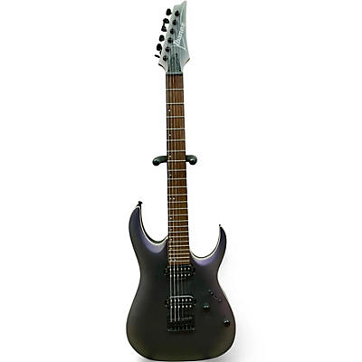 Used Ibanez RGA42EX Black Aurora Burst Matte Solid Body Electric Guitar