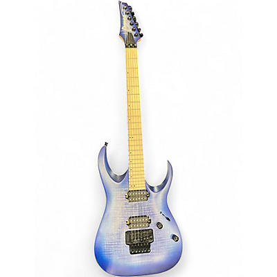 Used Ibanez RGA42FM BLUE LAGOON BURST FLAT Solid Body Electric Guitar
