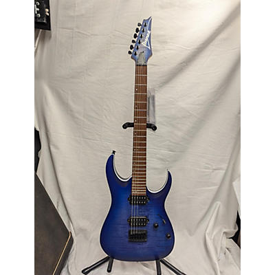 Ibanez Used Ibanez RGA42FM Bright Blue Lagoon Burst Solid Body Electric Guitar