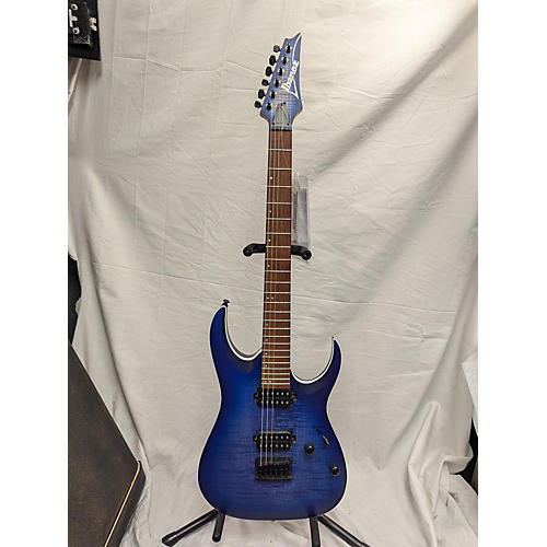 Ibanez Used Ibanez RGA42FM Bright Blue Lagoon Burst Solid Body Electric Guitar Bright Blue Lagoon Burst