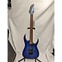 Used Ibanez Used Ibanez RGA42FM Bright Blue Lagoon Burst Solid Body Electric Guitar Bright Blue Lagoon Burst