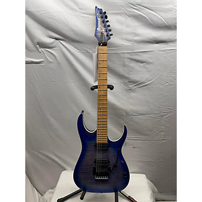 Ibanez Used Ibanez RGA42FM Sapphire Blue Trans Solid Body Electric Guitar