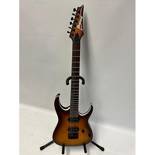 Ibanez Used Ibanez RGA42FM Sunburst Solid Body Electric Guitar Sunburst