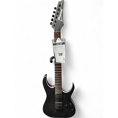 Used Ibanez RGA42FM Trans Black Solid Body Electric Guitar