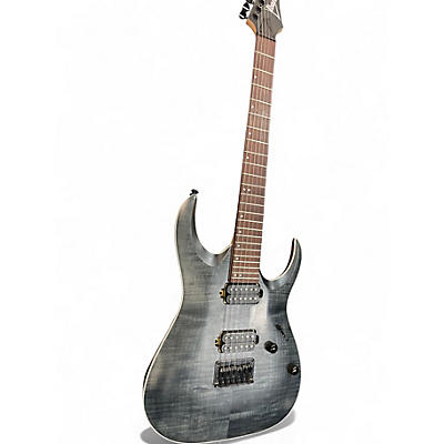 Used Ibanez RGA42FM Trans Gray Solid Body Electric Guitar