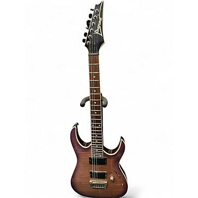 Used Ibanez RGA42FM Trans Purple Solid Body Electric Guitar