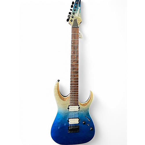 Used Ibanez RGA42HPQM BEACH BURST Solid Body Electric Guitar BEACH BURST