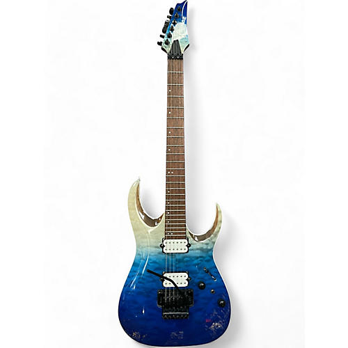 Ibanez Used Ibanez RGA42HPQM BLUE ICEBERG Solid Body Electric Guitar BLUE ICEBERG