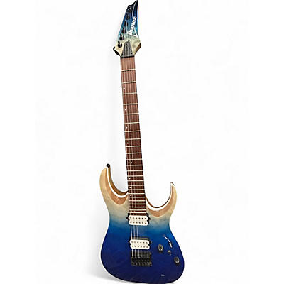 Used Ibanez RGA42HPQM Blue Solid Body Electric Guitar