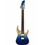 Used Ibanez RGA42HPQM Ocean Solid Body Electric Guitar Ocean